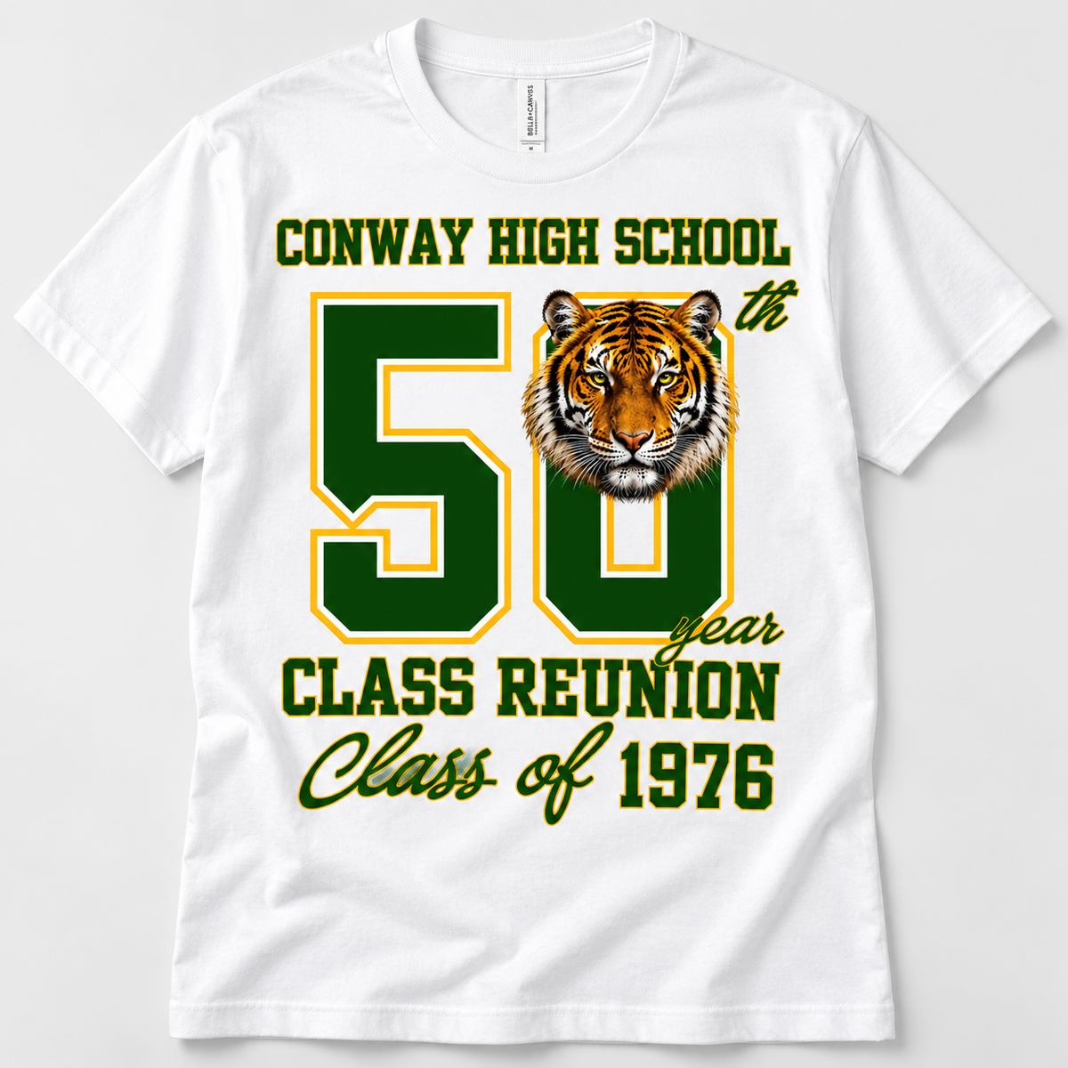 Conway High School Class of 1976 | 50th Reunion T-Shirt – White