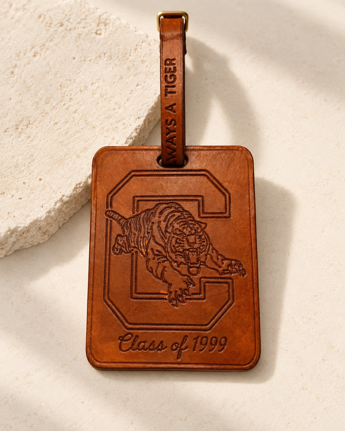 Conway Tigers Class of 1999 Leather Bag Tag – Alumni Keepsake