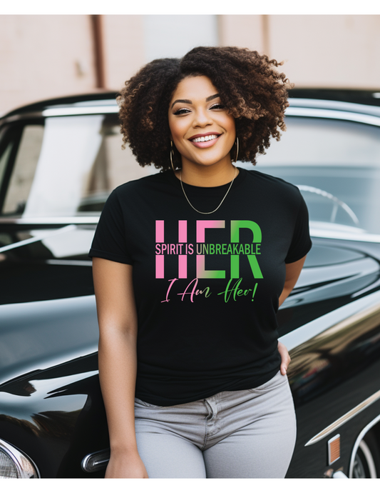 "HER SPIRIT IS UNBREAKABLE" T-SHIRT