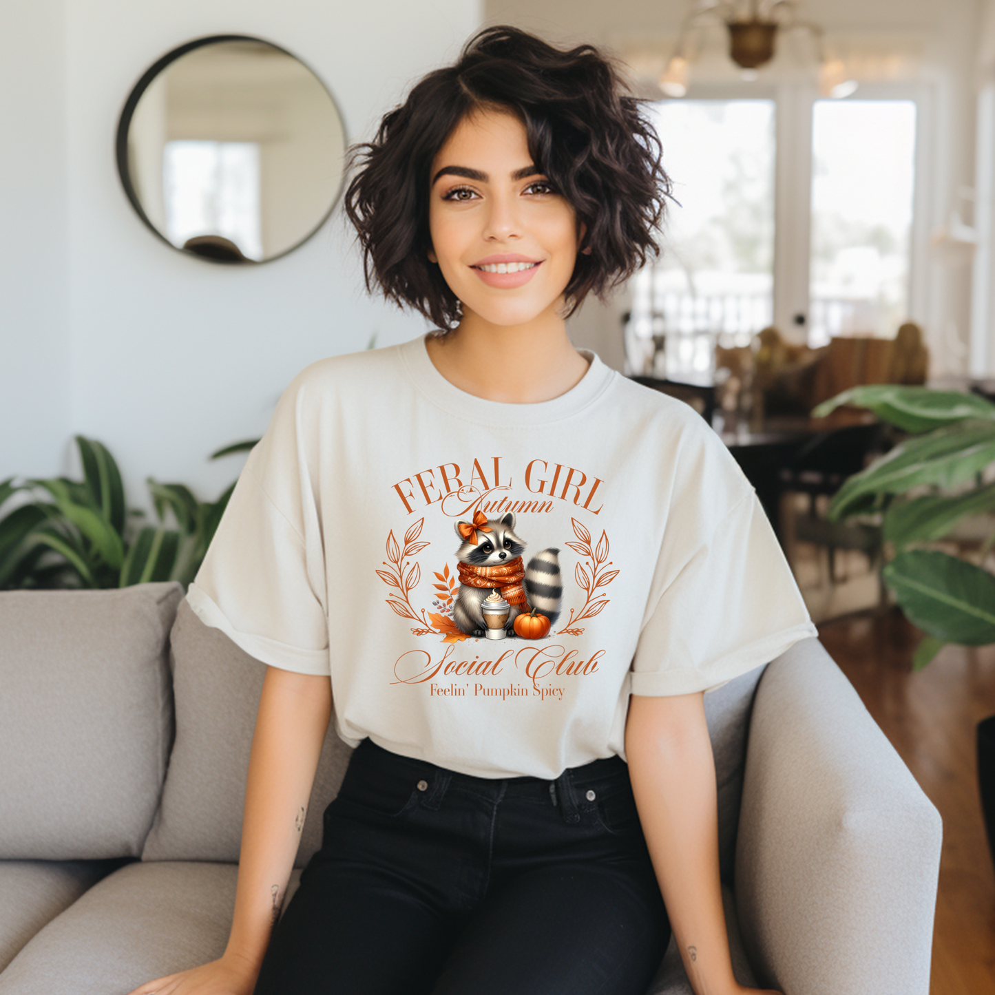 "FERAL GIRL SOCIAL CLUB" TSHIRT