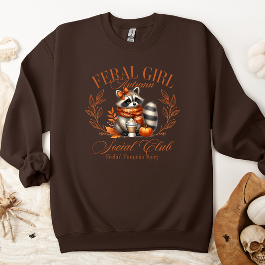 "FERAL GIRL SOCIAL CLUB" TSHIRT