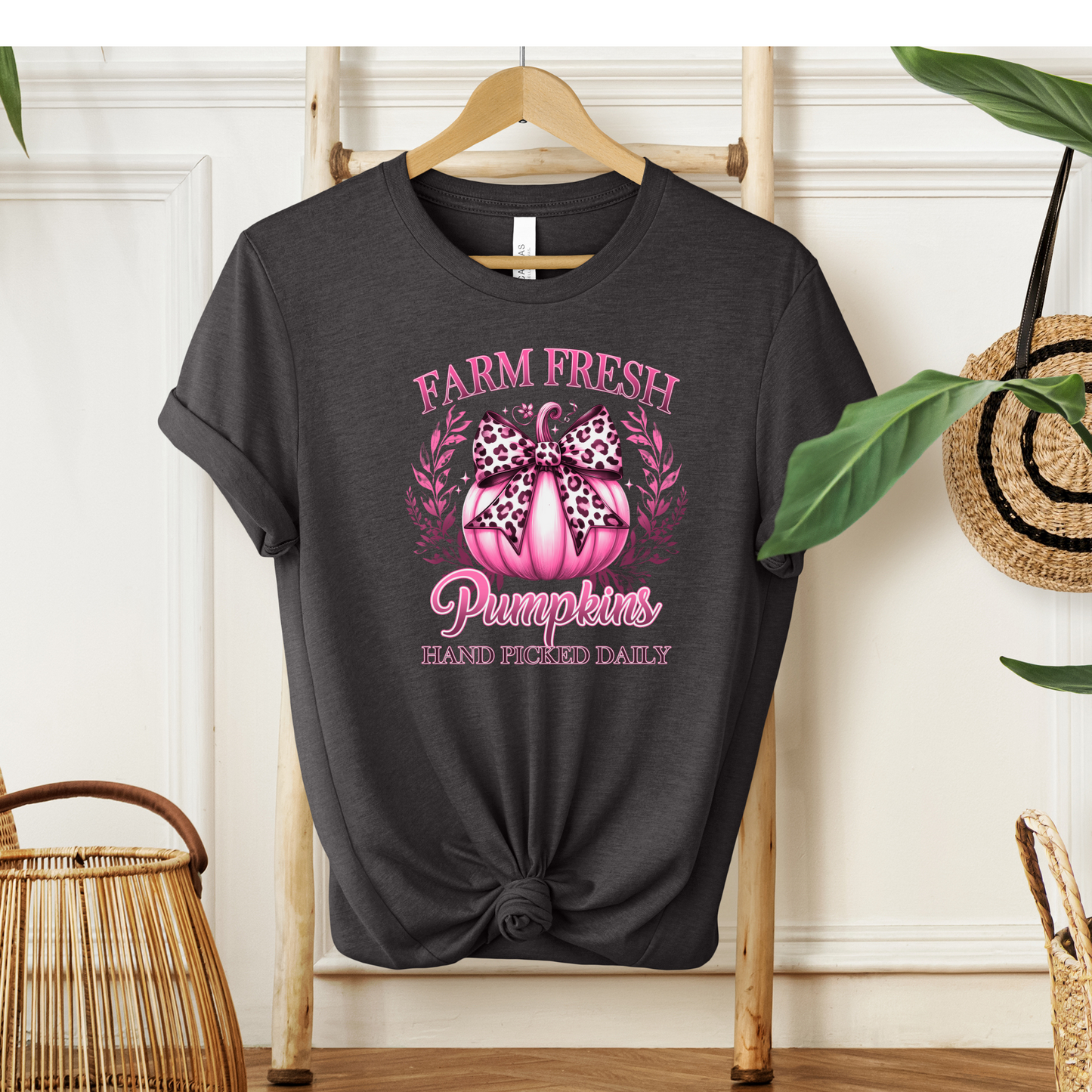 "PINK FARM FRESH PUMPKINS" TSHIRT