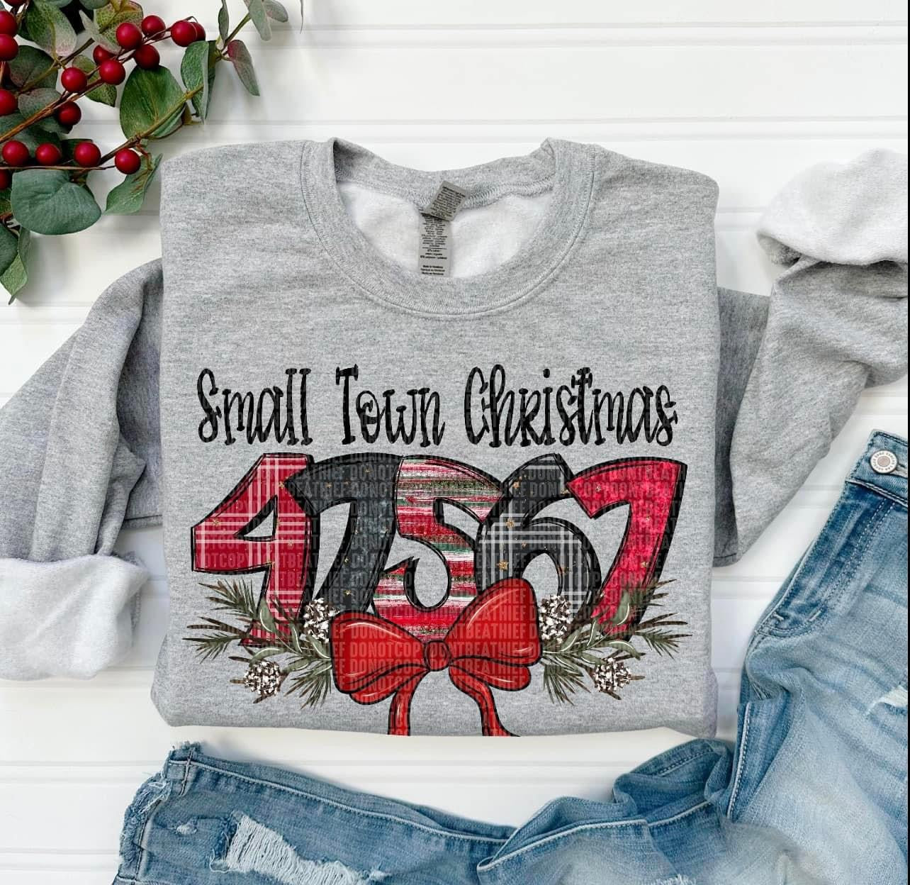 “HOME FOR THE HOLIDAYS” ZIPCODE SWEATSHIRT