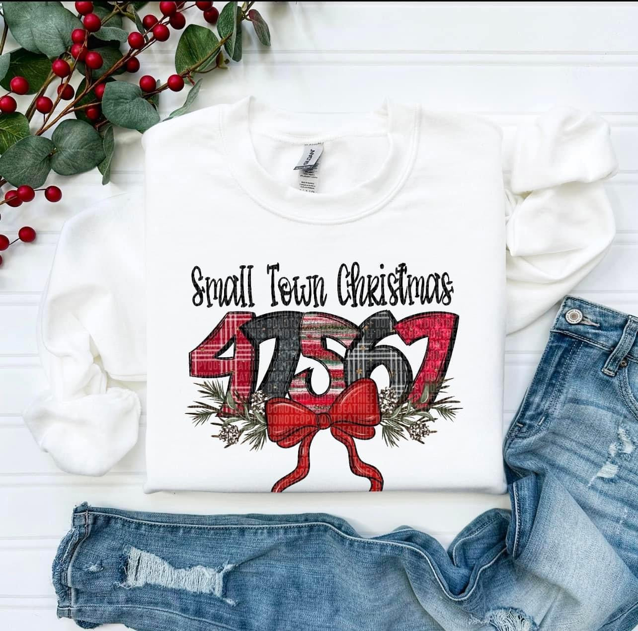 “HOME FOR THE HOLIDAYS” ZIPCODE SWEATSHIRT