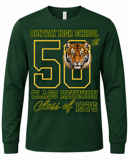 Conway High School Class of 1976 | 50th Reunion T-Shirt – Green