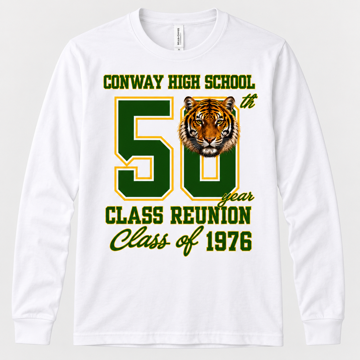 Conway High School Class of 1976 | 50th Reunion T-Shirt – White
