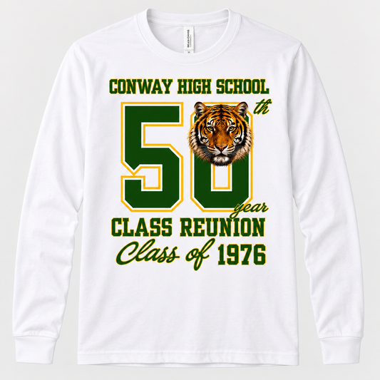 Conway High School Class of 1976 | 50th Reunion T-Shirt – White