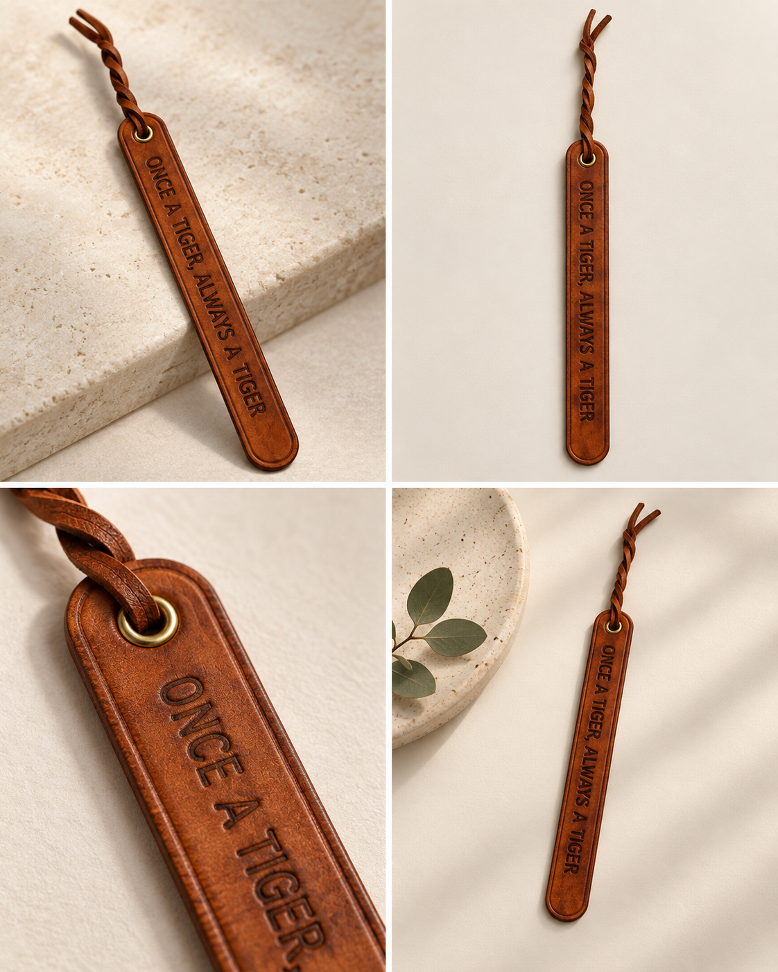Personalized Quote Bookmark- ONCE A TIGER, ALWAYS A TIGER