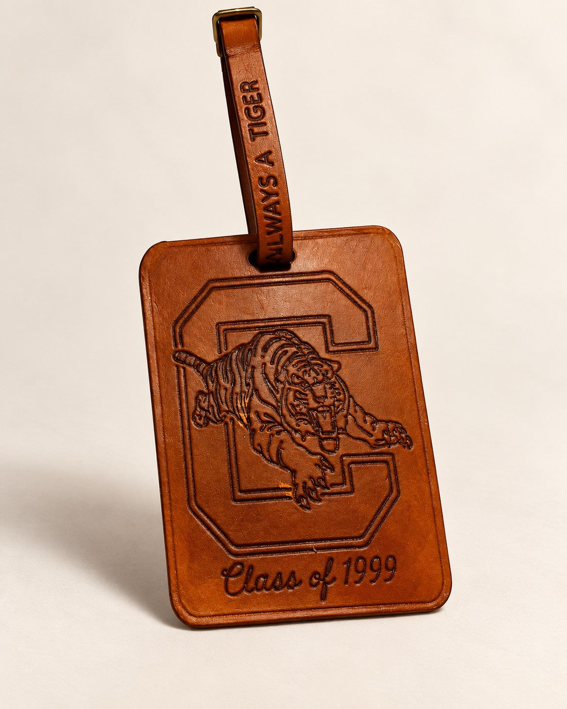 Conway Tigers Class of 1999 Leather Bag Tag – Alumni Keepsake