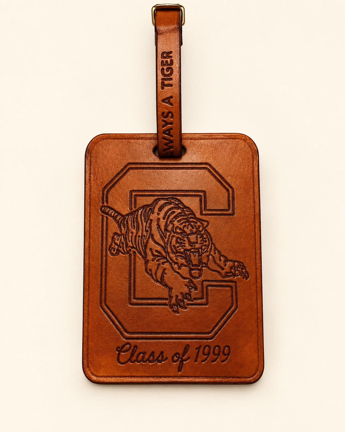 Conway Tigers Class of 1999 Leather Bag Tag – Alumni Keepsake
